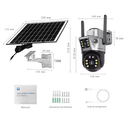 LS VISION-Câmera solar4G
